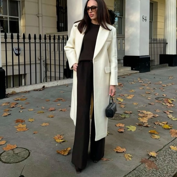 Acne Studios Teddy Coat in Ecru Beige 34 - Picture 10 of 10